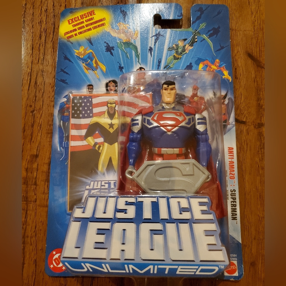 2005 Anti-Amazo Superman Figure w/ Trading Card
